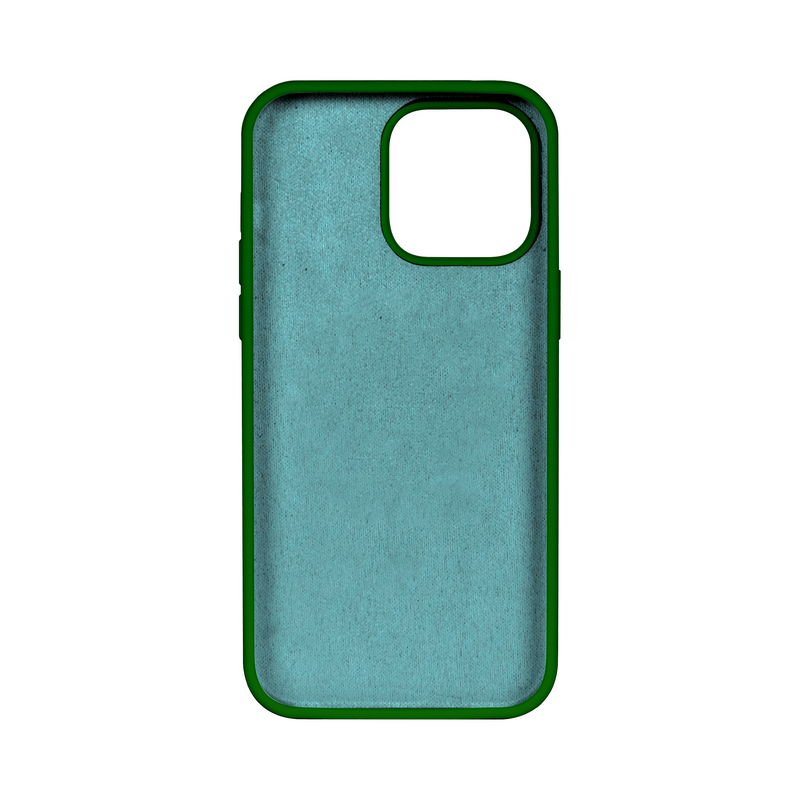 Rixus For iPhone 15 Pro Max Soft TPU Phone Case Dark Green