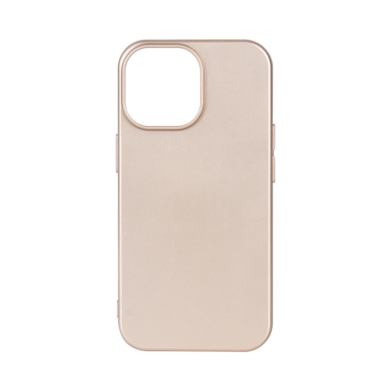 Rixus For iPhone 15 Pro Max Soft TPU Phone Case Gold