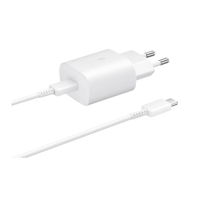 Samsung EP-TA800XW USB-C 25W PD Charger Including USB-C Cable White Retail Box