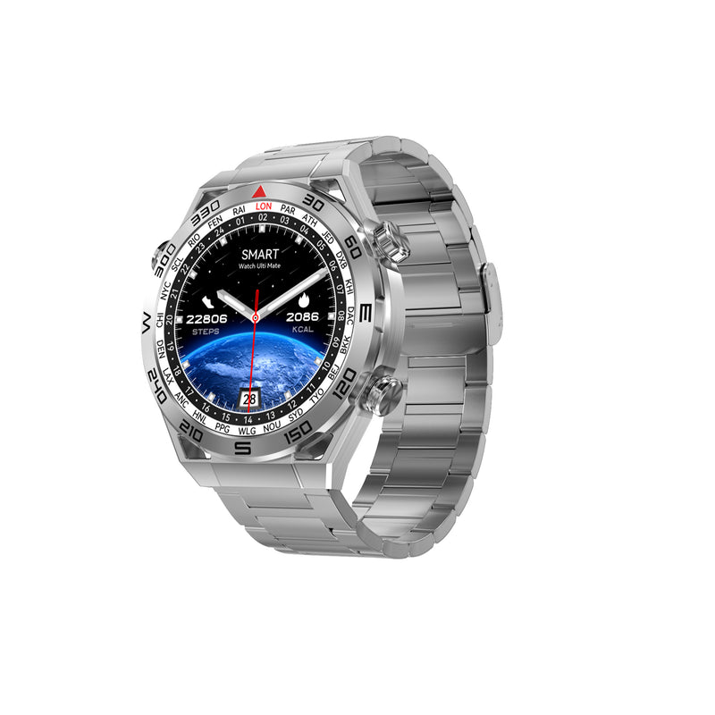 DTNO 1 DT Ultra Mate Smart Watch Silver