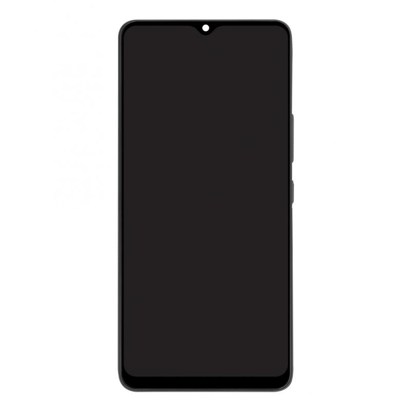 Samsung Galaxy A22 A225F Display And Digitizer With Frame Black Soft-OLED