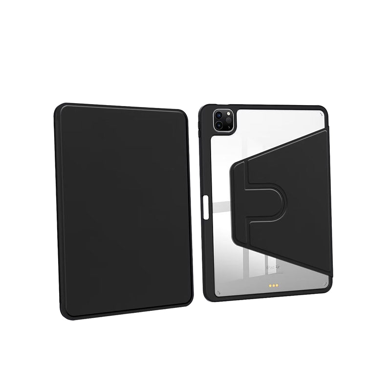 For iPad Air 4, Air 5,  Pro 11 10.9" PU Leather Protective Case Black
