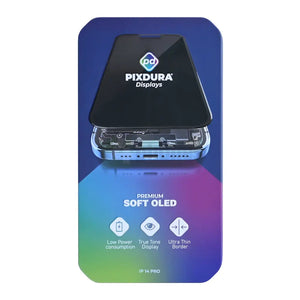 PIXDURA For iPhone 14 Pro Display And Digitizer Soft-OLED Premium (IC Removable) (120Hz) Screens and Displays