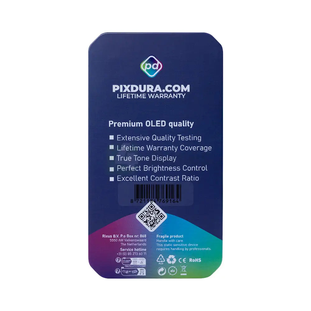 PIXDURA For iPhone 14 Pro Max Display And Digitizer Soft-OLED Premium (IC Removable) (120Hz) Screens and Displays