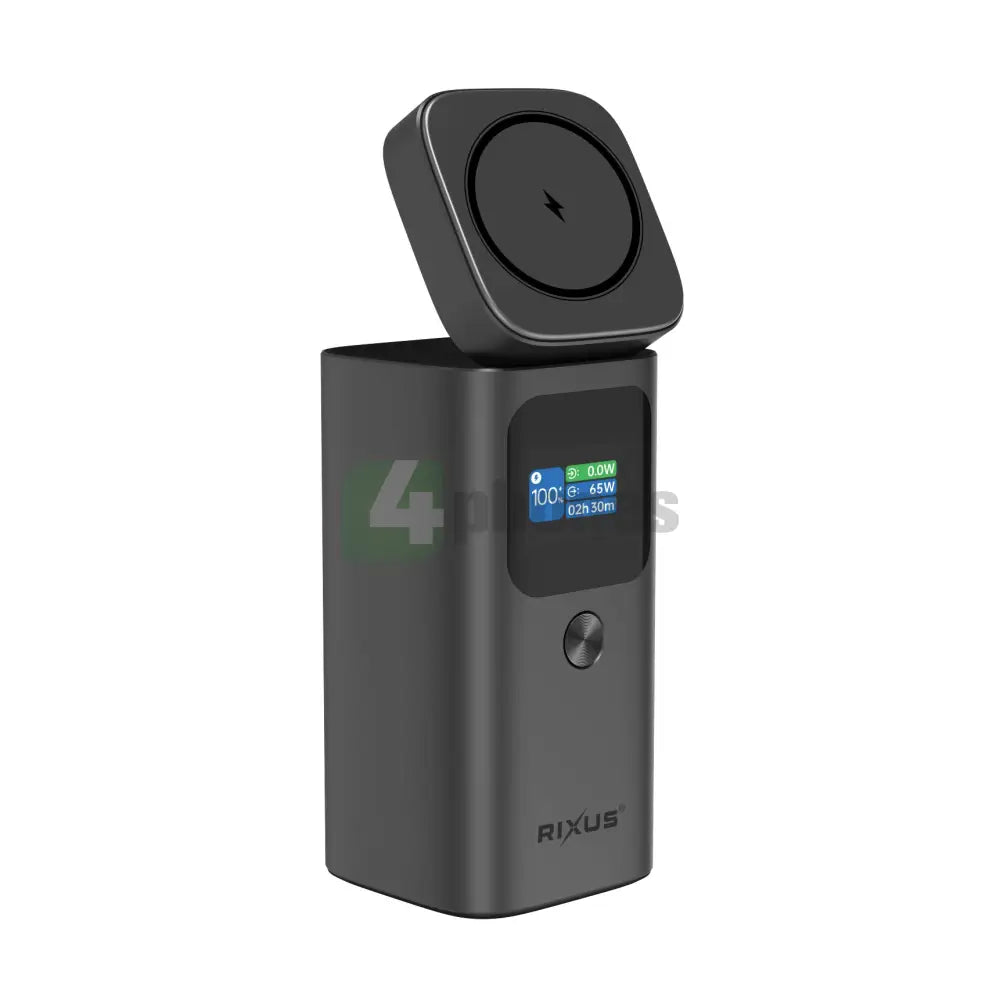 Rixus RXPB15 Magnetic Powerbank With TFT Screen 15.000mAh 100W Dark grey Powerbank