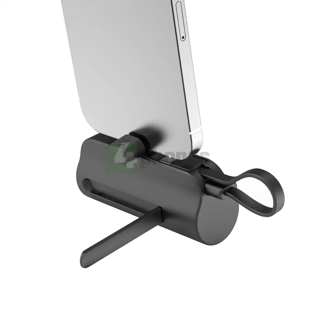 Rixus RXPB98B Mini Click-On Powerbank USB-C 5000mAh Black Powerbank