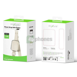 Rixus RXUS10B Utility Phone Strap Black Phone holders and wearables