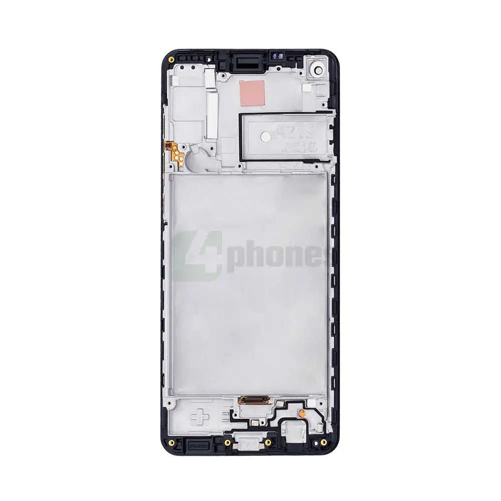 Samsung Galaxy A21s A217F Display And Digitizer With Frame Black Service Pack Screens and Displays