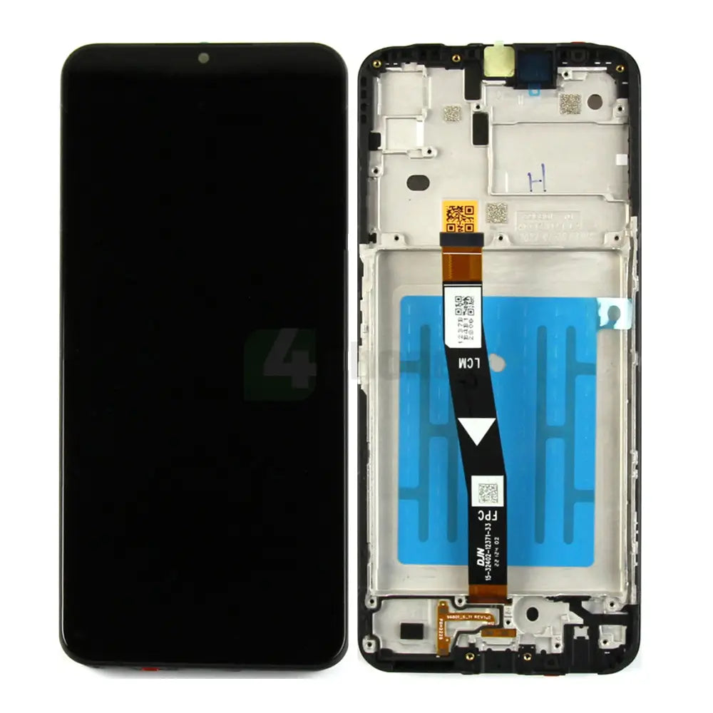 Samsung Galaxy A22 5G A226B Display And Digitizer With Frame Black Service Pack Screens and Displays