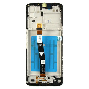 Samsung Galaxy A22 5G A226B Display And Digitizer With Frame Black Service Pack Screens and Displays