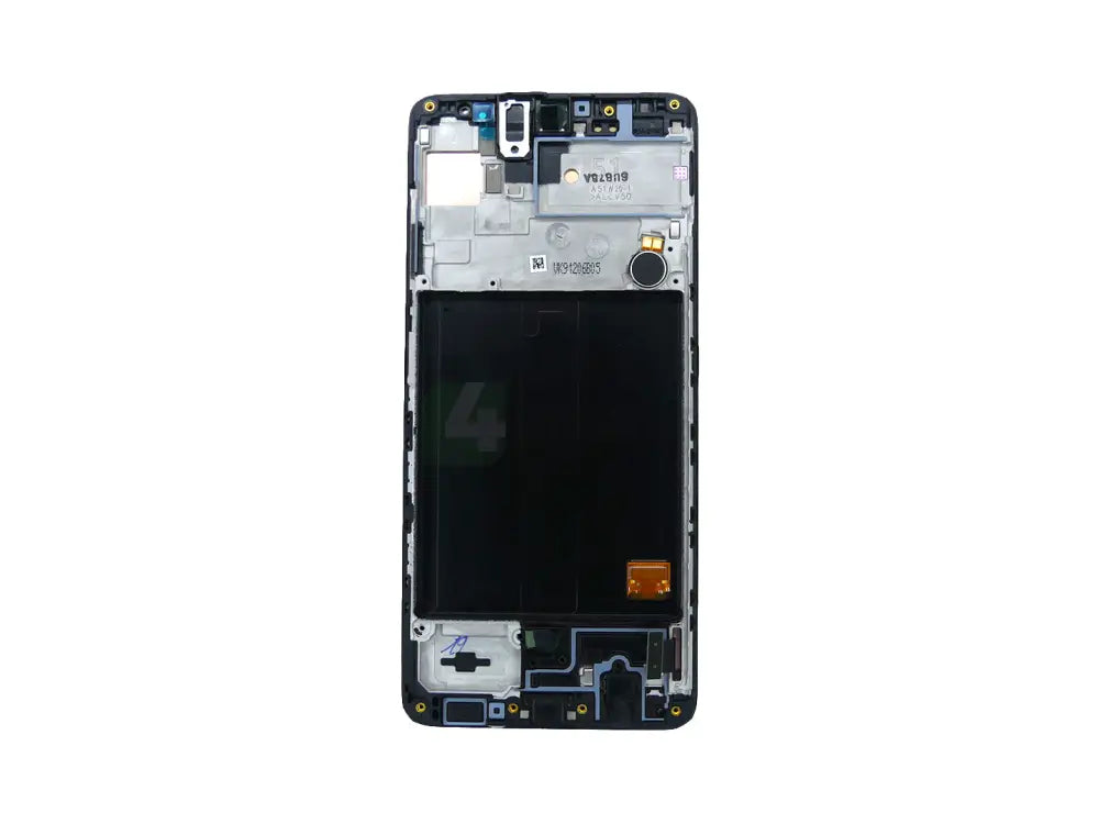 Samsung Galaxy A51 A515F Display and Digitizer With Frame Black Service Pack Screens and Displays