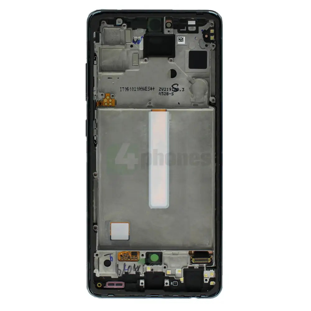 Samsung Galaxy A52s 5G A528B Display And Digitizer With Frame Awesome Black Service Pack Screens and Displays