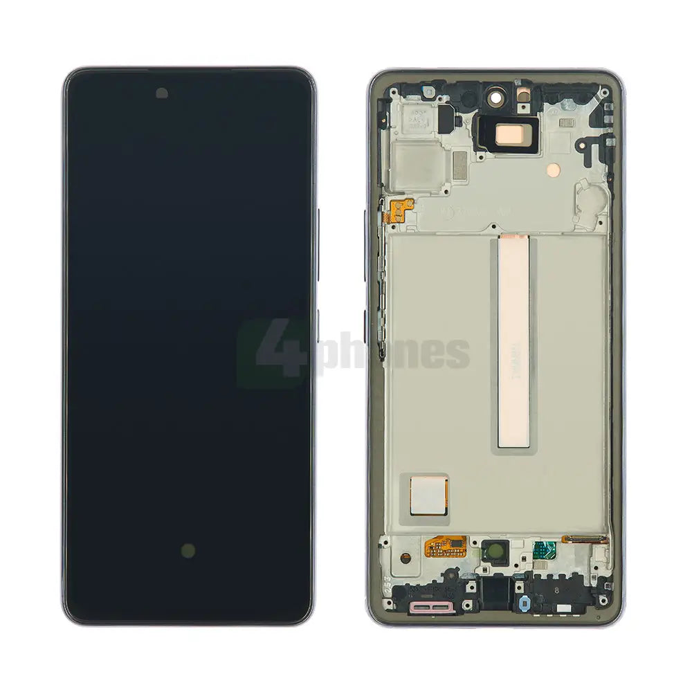 Samsung Galaxy A53 5G A536B Display And Digitizer With Frame Black Service Pack Screens and Displays