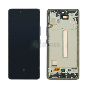 Samsung Galaxy A53 5G A536B Display And Digitizer With Frame Black Service Pack Screens and Displays