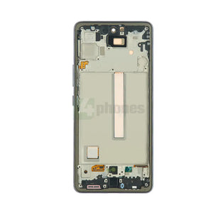 Samsung Galaxy A53 5G A536B Display And Digitizer With Frame Black Service Pack Screens and Displays