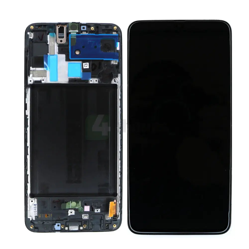 Samsung Galaxy A70 A705F Display And Digitizer With Frame Black Service Pack Screens and Displays